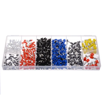 

685pcs Wire End Electrical Connector Ferrule Assortment Insulated 0.5-10mm2 End Sleeve Cable Lugs Easy To Carry And Use Ferrule