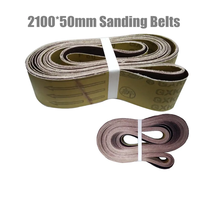 5pcs 50x2100mm Sanding belt For Metal 2100*50mm Sanding Screen Aluminum Oxide Abrasive Belts ...