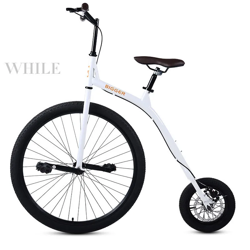 New Brand City Retro Bike Bicycle Carbon Steel Large & Small Wheel Cycling Bicicleta Blue/red/white/black Bicycle