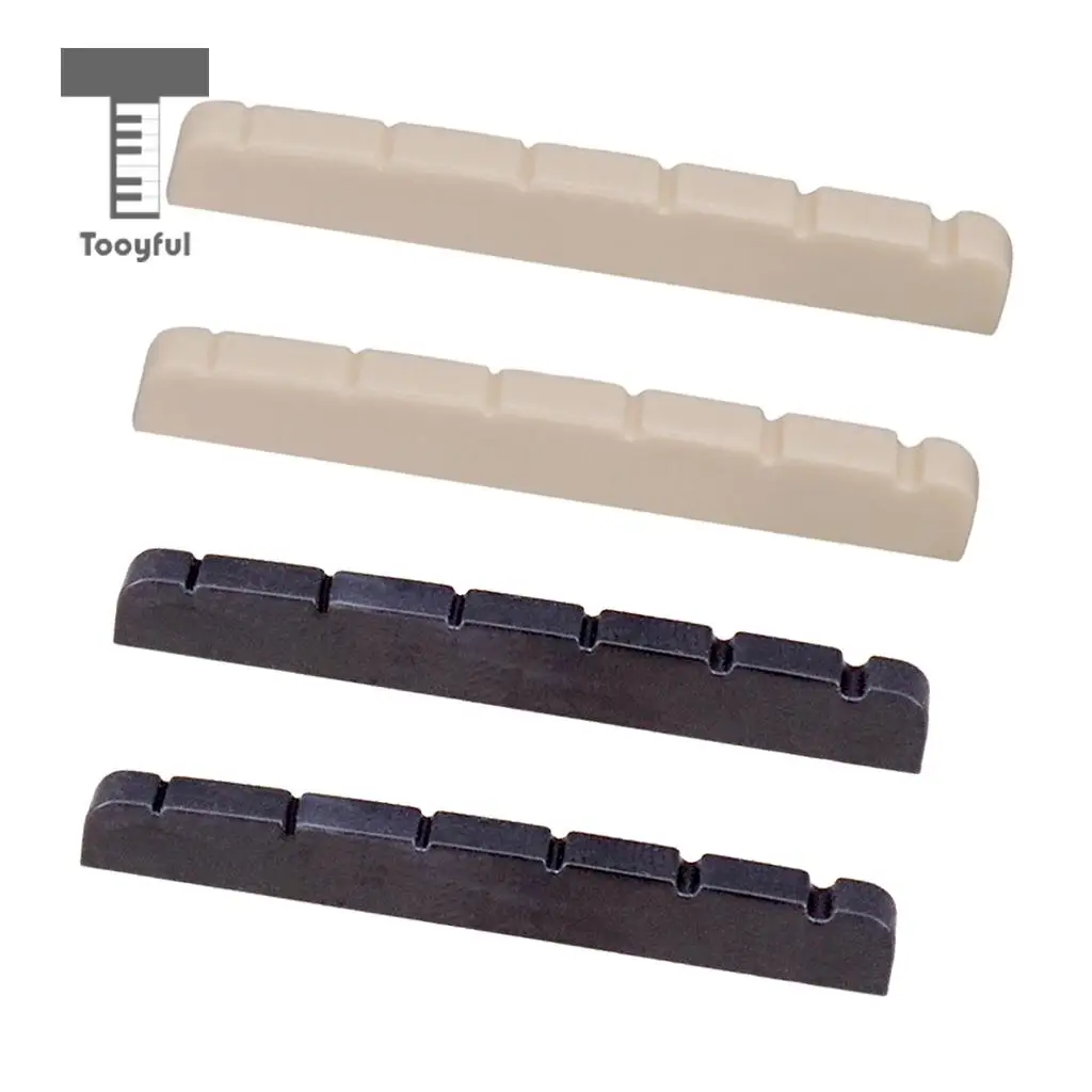 2pcs 6 String Electric Guitar Nut Slotted for Stratocaster Strat