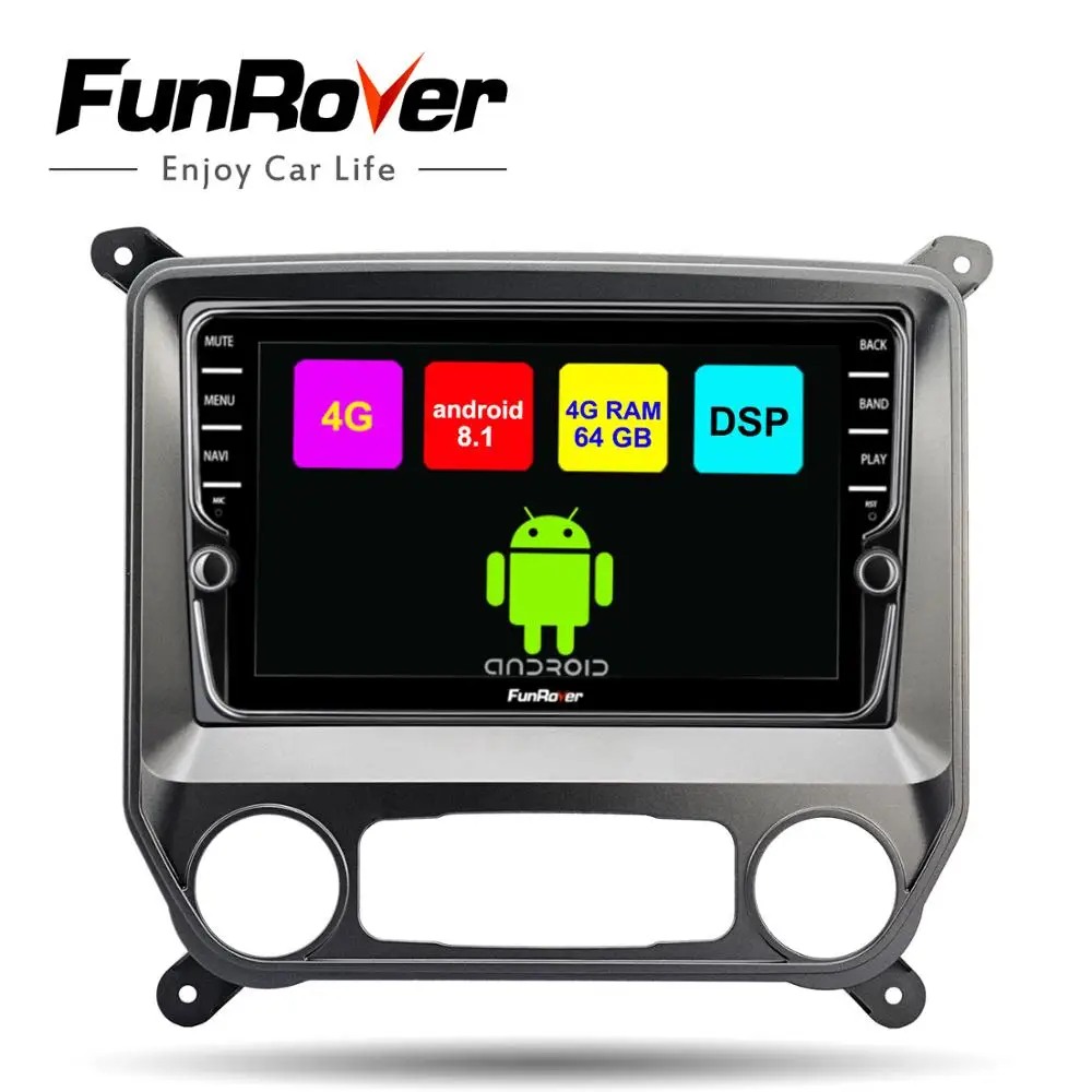Funrover Octa 8 core android 8.1 car dvd gps player For Chevrolet Silverado 2014-2019 radio navigation video DSP 4G RAM 64G ROM
Funrover Octa 8 core android 8.1 car dvd gps player For Chevrolet Silverado 2014-2019 radio navigation video DSP 4G RAM 64G ROM
