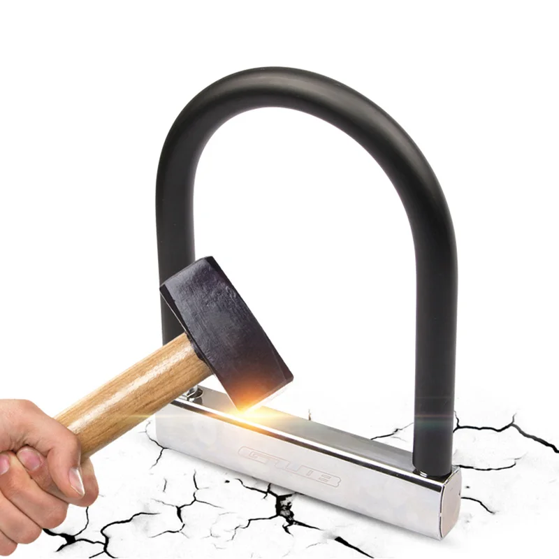 

1 * U Shape Lock Metal Alloy Cycling Bike Wheel U Shape Lock for Bicycle Security w/ 3 Keys
