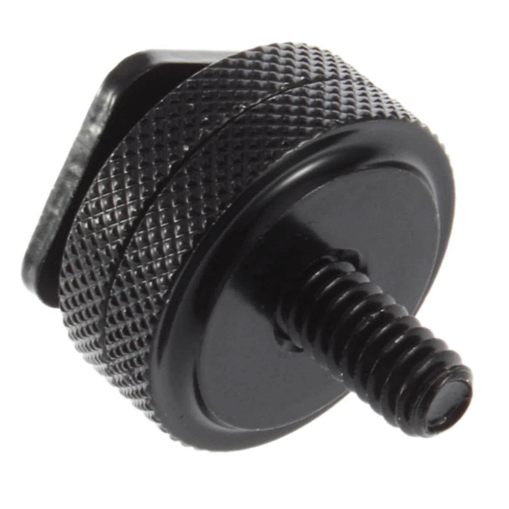 

1/4" 3/8 Tripod Screw to Flash Hot Shoe Mount Adapter For DSLR SLR on Hotshoe Studio Accessory Screw