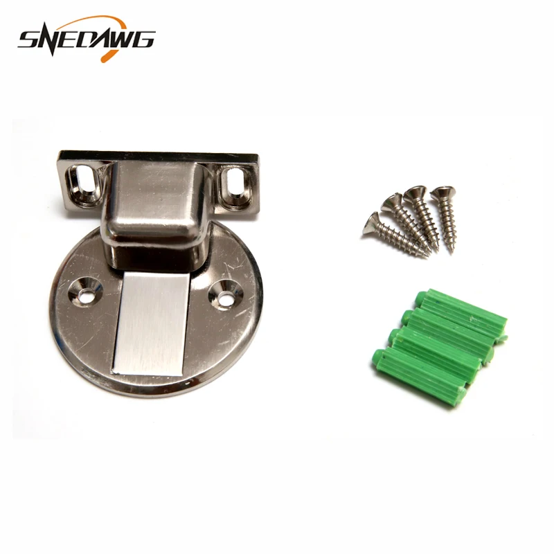

Magnetic Door Stopper Zinc Alloy Round Stopper for Door Protection Door 59mm Dia. Magnetic Door Holder for Room House