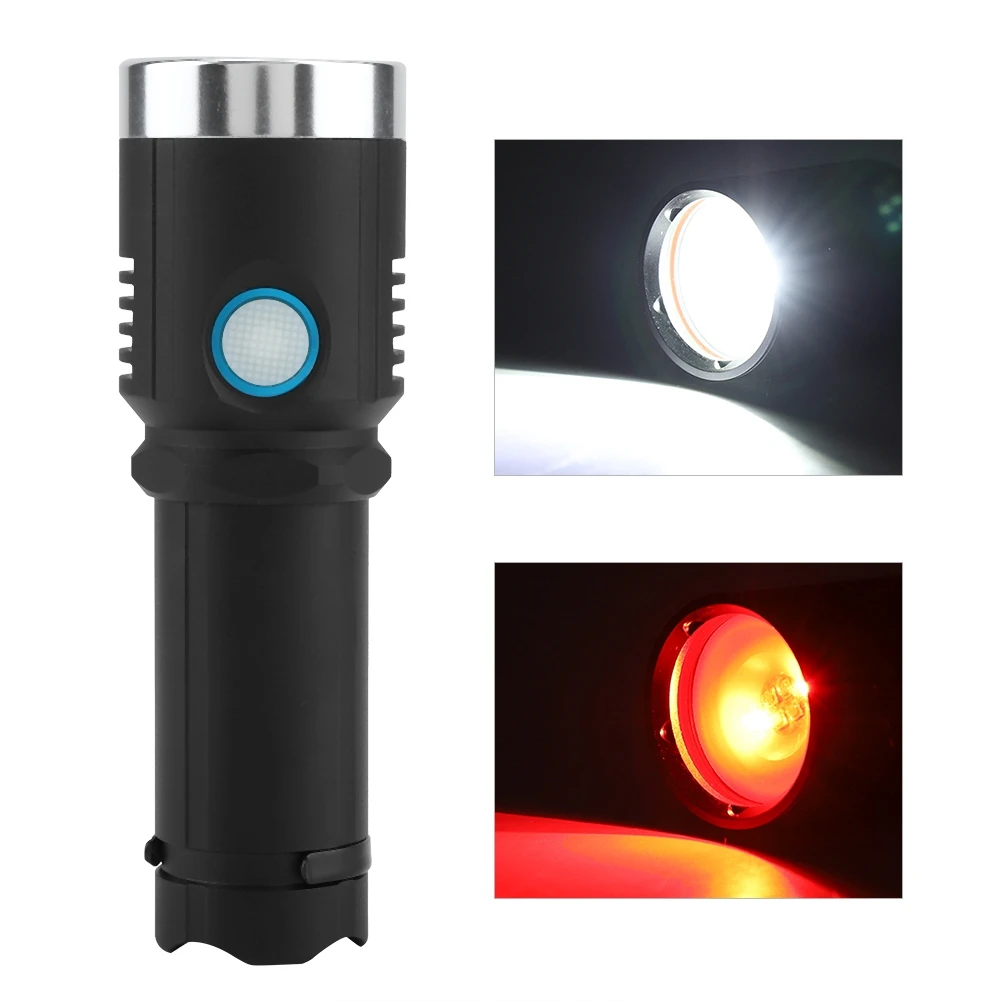 

LED L2 High Bright Torch Flashlight Waterproof 4 Models With Clip For Outdoor Hunting Camping Emergency Portable Light 200M
