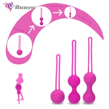 Silicone Smart Ball Kegel Balls Ben Wa kegel muscle trainer Vaginal Geisha Ball massage vibrator vibro egg boule chinoise Female