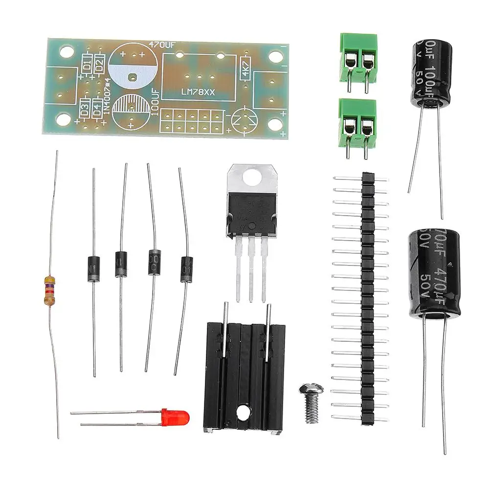 NEW DIY LM7806/LM7809/LM7815 Three Terminal Regulator Module 5V Voltage ...
