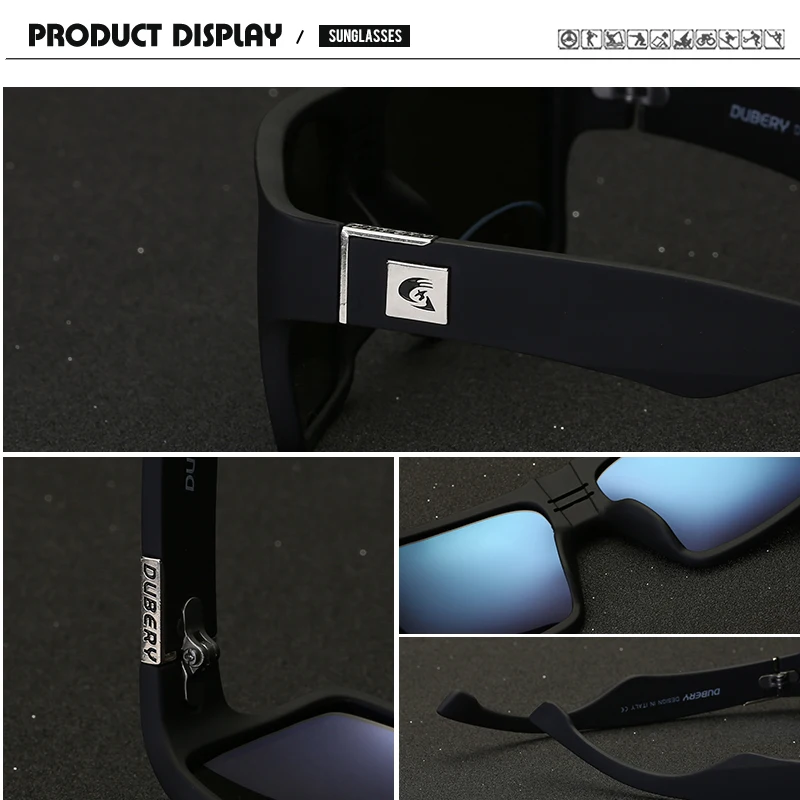 MATIC Retro vintage aviator Sunglasses For Men's Square Mirror Shades Polarized Pilot Male Glasses Ken Block Dubery Brand Design