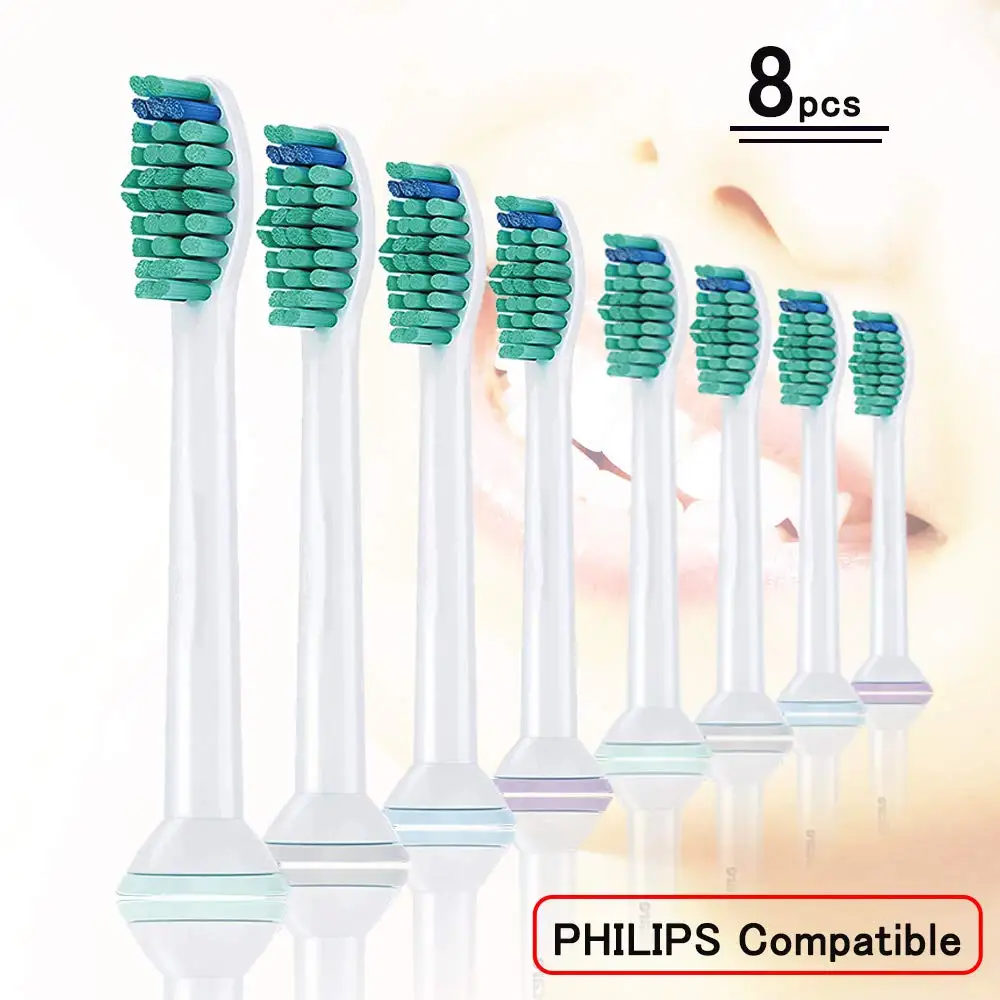 

8PCS Electric Toothbrush Replacement Heads HX6014 for Philips Sonicare Tooth Brush DiamondClean,FlexCare,HealthyWhite, EasyClean