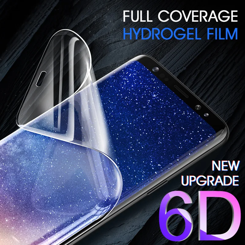 

6D Hydrogel Protective Film For Samsung Galaxy S9 S8 Plus Note 8 9 Full Cover Screen Protector For Samsung S6 Plus S7 Edge Film