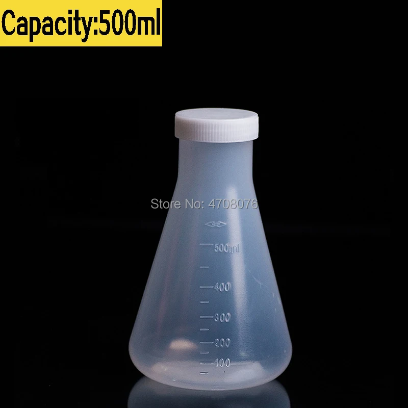 Pp Graduated Conical Flask Erlenmeyer Flask With Scale Mark Triangle