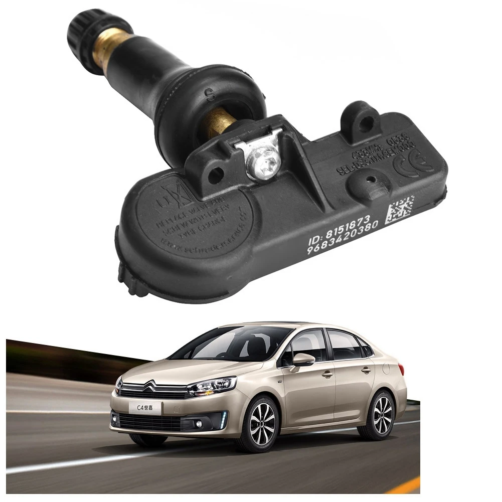 433 МГц датчик контроля давления в шинах TPMS для Citroen C4 Peugeot 308 9683420380 araba aksesuar
