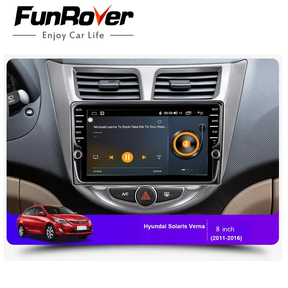 Flash Deal Funrover Android9.0 8 Core 64G Car Radio DVD Multimedia Player For Hyundai Solaris Verna Accent 2011-2015 DSP GPS Navigation IPS 1 Flash Deal Funrover Android9.0 8 Core 64G Car Radio DVD Multimedia Player For Hyundai Solaris Verna Accent 2011-2015 DSP GPS Navigation IPS 1