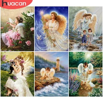 

HUACAN 5D DIY Diamond Painting Full Square Rhinestone Religious Icon Diamond Embroidery Cross Stitch Mosaic Home Decoration Gift