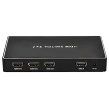 3 порта Hdmi коммутатор 2,0 Hdmi сплиттер 30 Гц 3D 1081P 2160P Full Hd сплиттер 3 входа 1 выход Поддержка Hdcp 1,4 4K x 2K коробка с