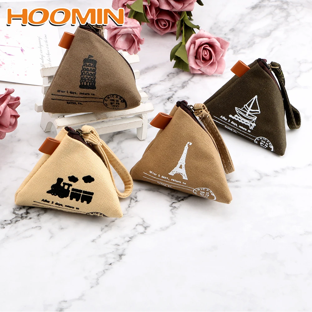 Ручной Чехол HOOMIN кошелек для мелочи Холщовый Карманный Кошелек Женская сумочка