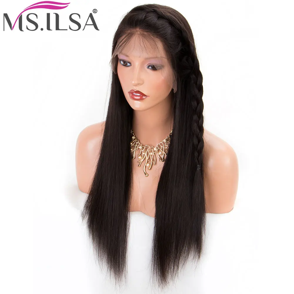 

Brazilian 360 Lace Frontal Wigs For Black Women Straight Lace Front Wigs Human Hair Wigs Pre Plucked 360 Lace Wig With Baby Hair