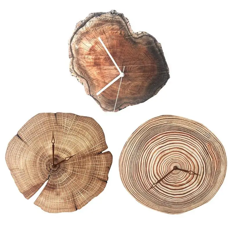 Reloj de pared de grano de madera Retro de mármol acrílico redondo Digital colgante relojes movimiento silencioso decoración de dormitorio para el hogar para regalo Reloj de pared de grano de madera Retro de mármol acrílico redondo Digital colgante relojes movimiento silencioso decoración de dormitorio para el hogar para regalo