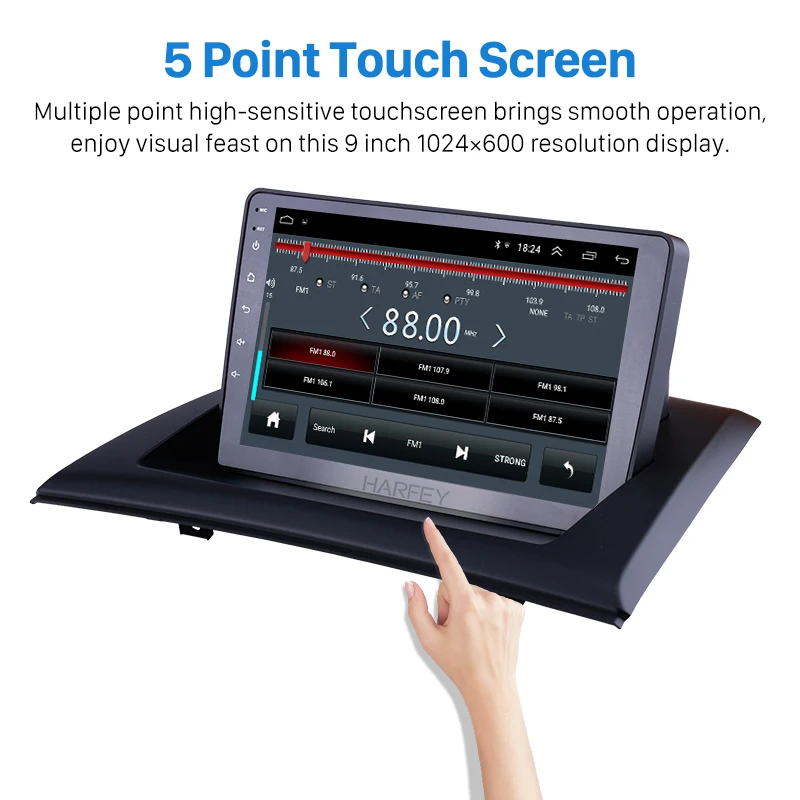 Sale Harfey Android 8.1 9 inch Autoradio GPS Head Unit Player for 2004 2005 2007-2012 BMW X3 E83 2.0i 2.5i 2.5si 3.0i 3.0si 2.0d 3.0d 2