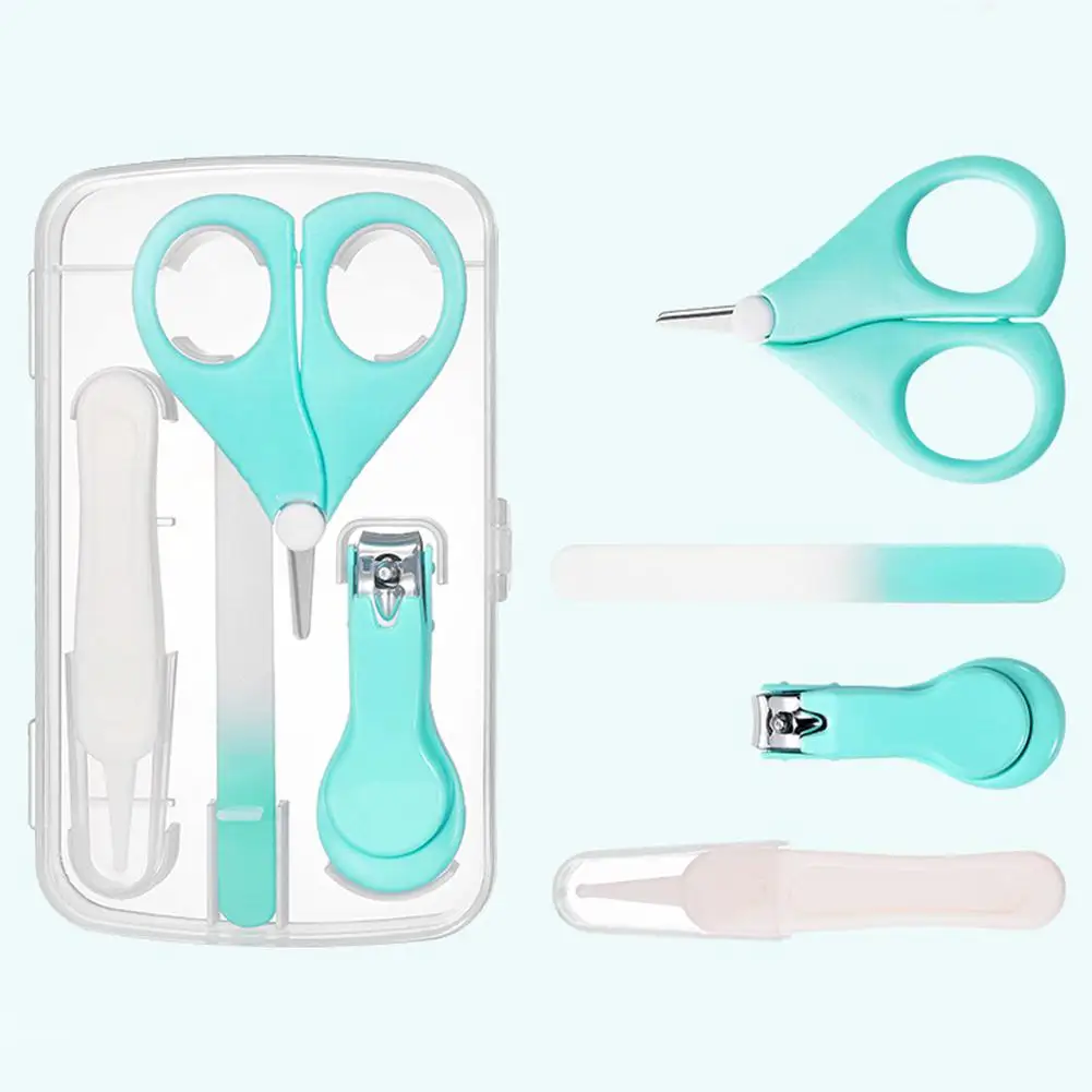 

Kidlove 4Pcs/Box Baby Infant Safe Nail Clipper Scissor File Healthcare Kit