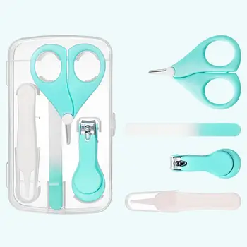 

Kidlove 4Pcs/Box Kids Health care Infant Safe Nail Clipper Scissor Care File Healthcare Kit