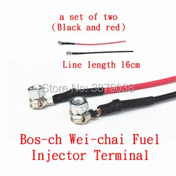 

Bos-ch Weiichai Fuel Injector Terminals Solenoid Valve Power Connection Cables Bos-ch Injector Electric Columns T0211