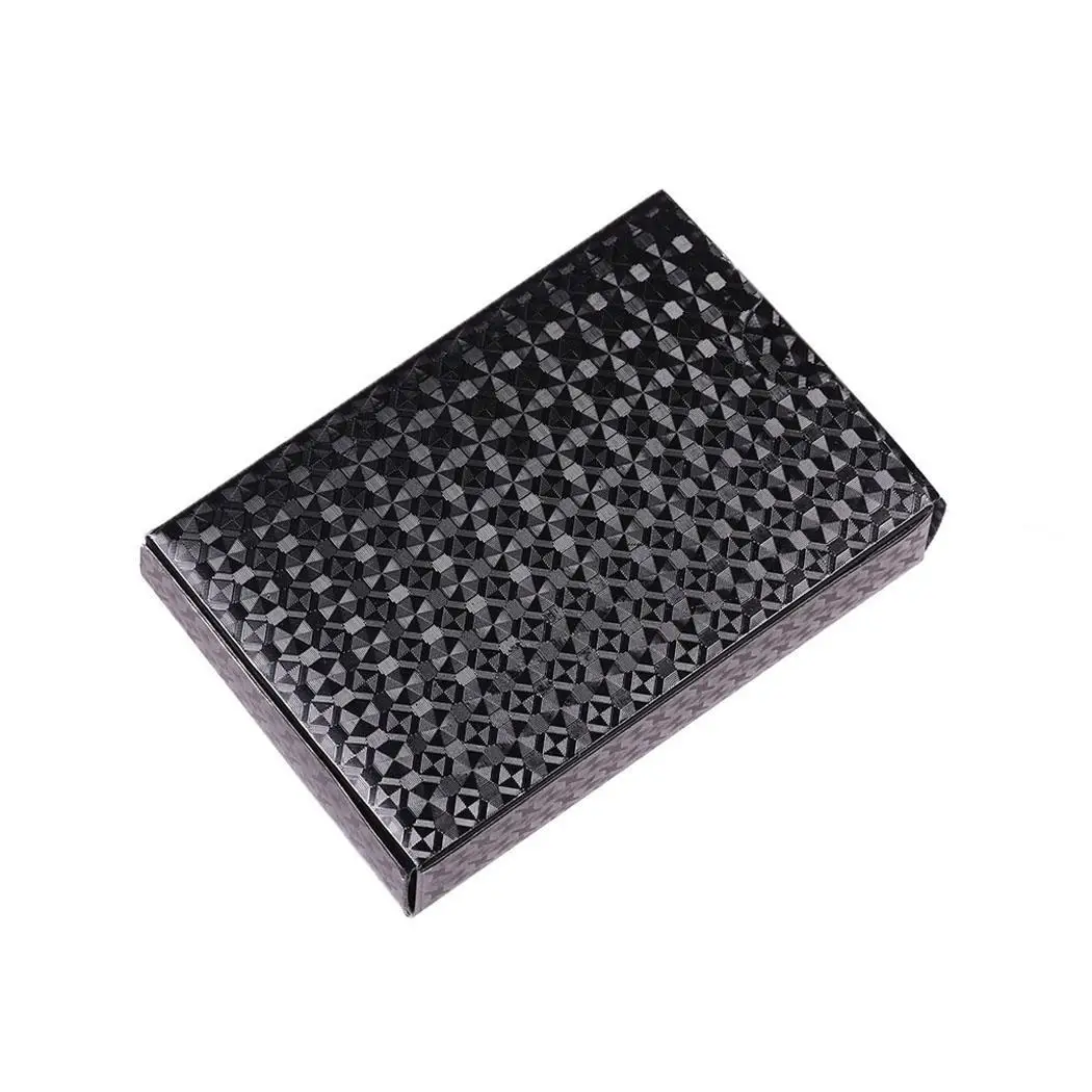 Beste Duurzaam van Gouden Zwarte Plaid Zwart Dollar Kaarten Poker Playing Nieuwe Kaarten Dek Waterdicht Kaarten Unisex