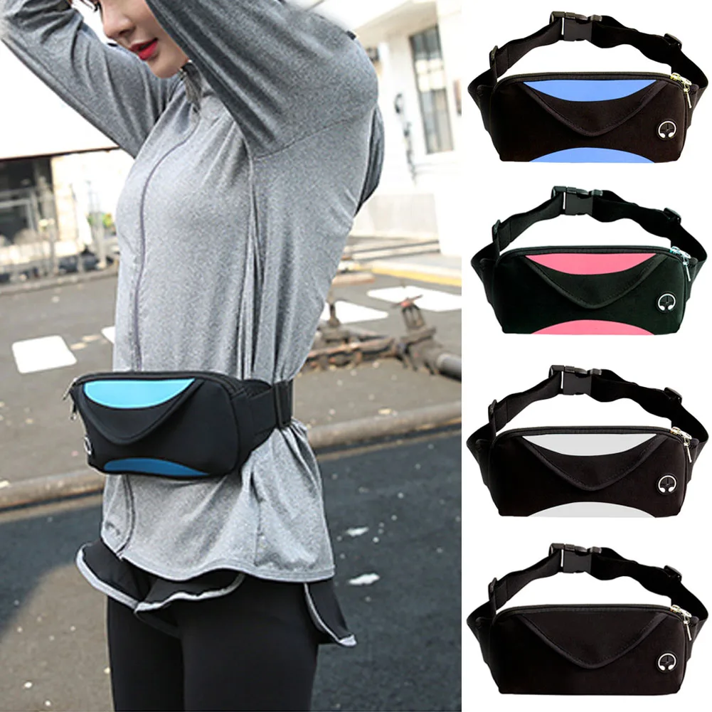 

Running Bum Bag Fanny Pack Travel Waist Bags Money Zip Belt Pouch Sports Wallet