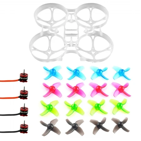 DIY Mobula 7 V3 FPV Дрон рамка SE0802 мотор 4-лопастные пропеллеры для Mobula7 75 мм Bwhoop75