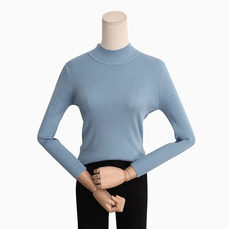  Womens Sweaters 2018 Winter Tops Turtleneck Sweater Women Thin Pullover Jumper Knitted Sweater Pull Femme Hiver Truien Dames Ne