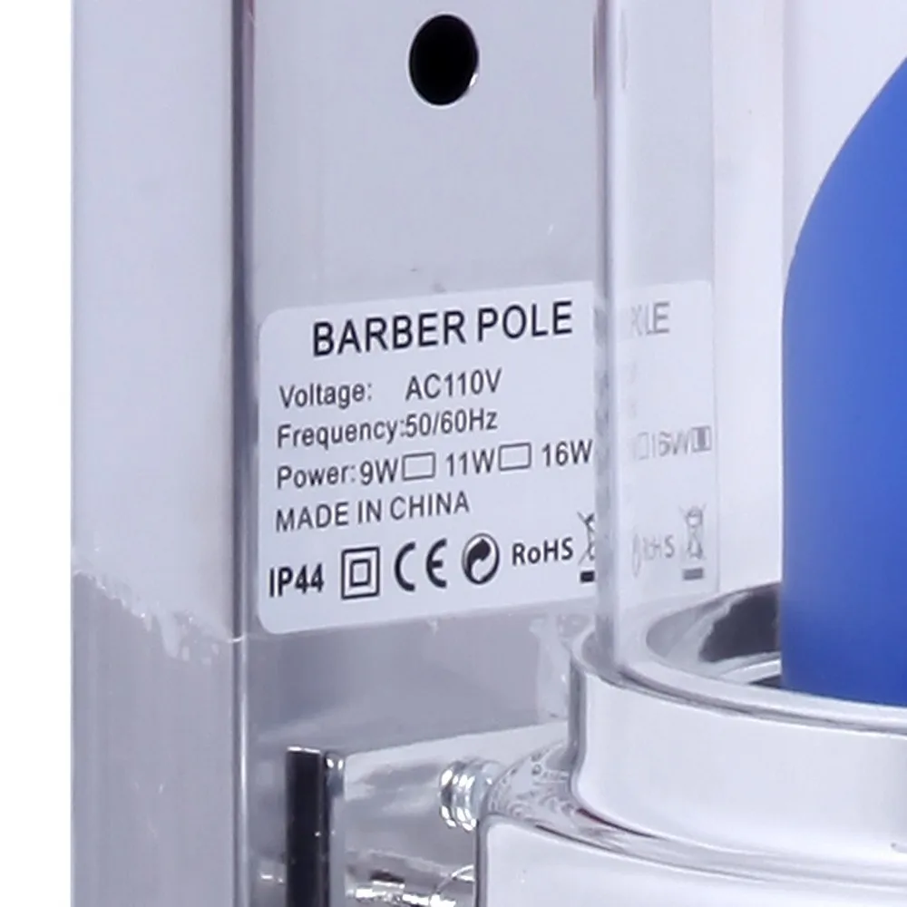32 &quotM338D вращающийся Парикмахерская древко со светодиодным светом свет США Plug