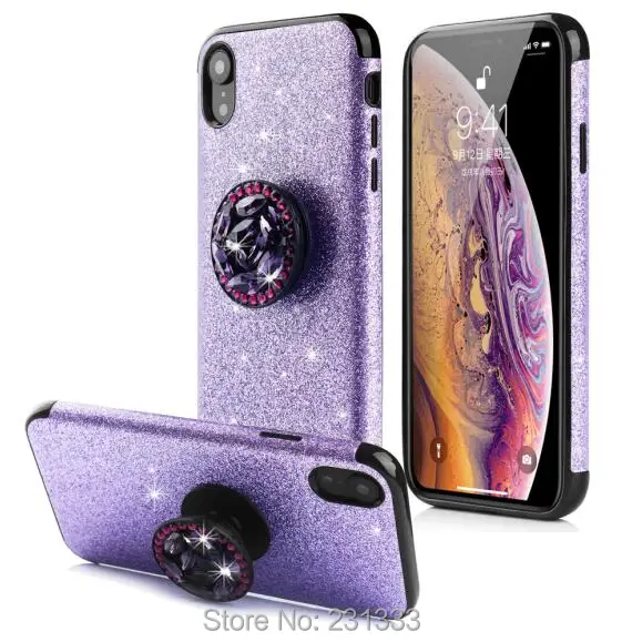 C ku Блестящий Мягкий чехол из ТПУ с бриллиантами для Iphone X XS MAX XR 8 7 PLUS I7 6 6S 5 SE 5S