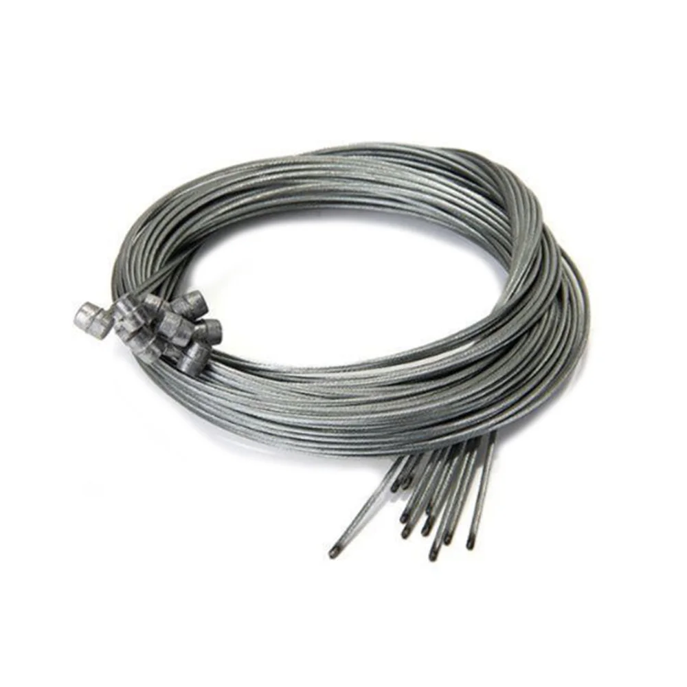 10Pcs Bicycle Brake Line 1.75M Road Bike Bicycle Brake Inner Wire Cable Line Galvanized Steel Wire Bike Cycling Accessories