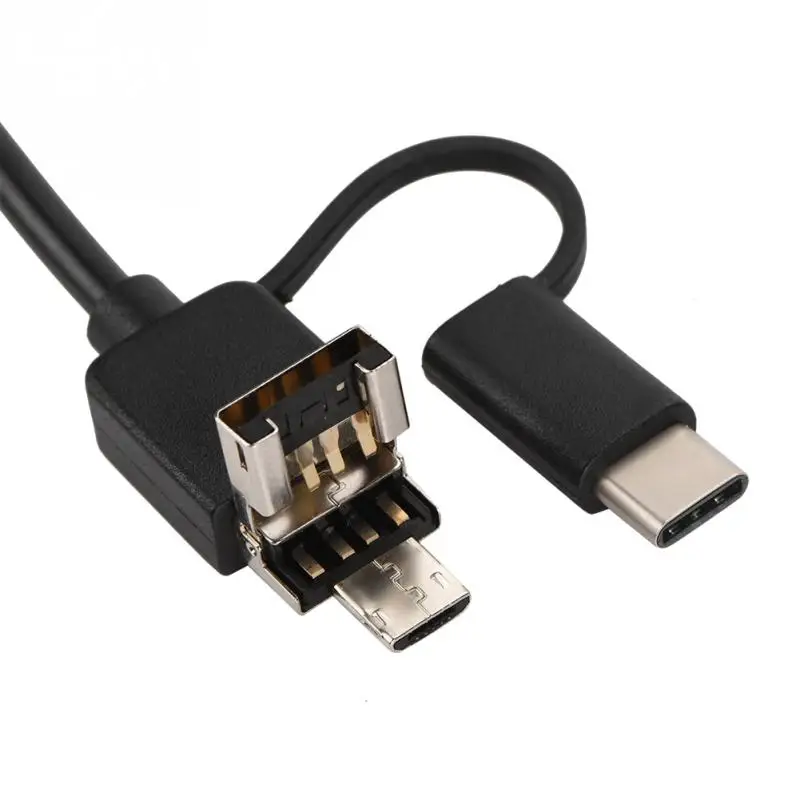 Type CMicro 3 в 1 USB интерфейс HD Цифровой Микроскоп увеличение 1000X высокое
