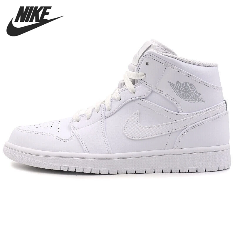 

Nike Air Jordan 1 Mid AJ1 MID Original New Arrival Men's Basketball Shoes Breathable Comfortable Sneakers #554724