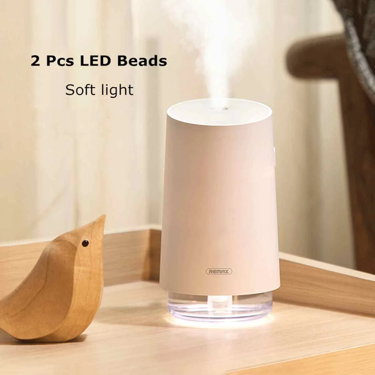 

250ML Mini Humidifier Portable Small Humidifier Fashion Summer USB Air Humidifier Ultrasonic Cool-Mist Adorable