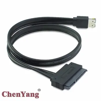 

10pcs/lot 25" SATA 22Pin Hard Disk to Power eSATA USB 2 0 Combo Connector Cable High Quality 50cm