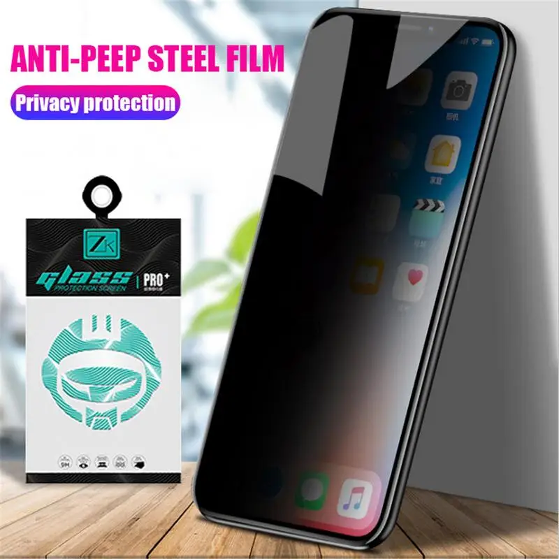 

ZK for Apple Phone Speed Sticker 3D All - Inclusive Anti - Peeping Steel Film Anti - Seeking Tempered Film