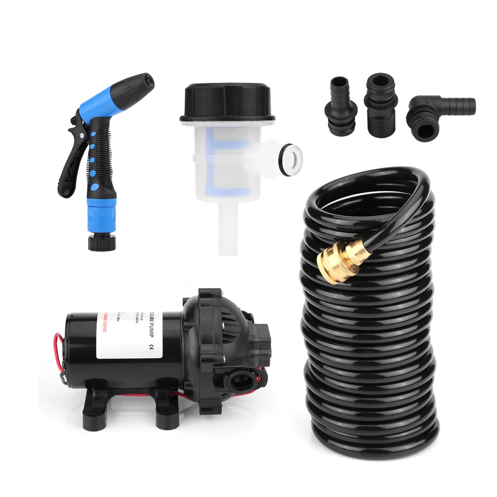 

Oversea Car 12V 5.5GPM 70PSI Professional grade pump High Pressure Washdown Deck Wash Pump Kit for Caravan/RV/Boat/Marine