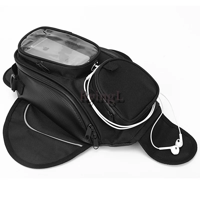 New Waterproof Motor Tank Bag Black Oil Fuel Tank Bag