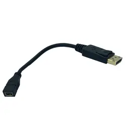 Адаптер DisplayPort для Mini DisplayPort Male-Female-0,3 м