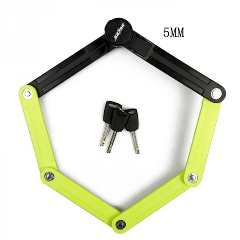 

Stylish Folding Bike Lloy Steel Lock MTB Bike Lock Alloy Steel Foldable Cable Lock Anti-theft Lock