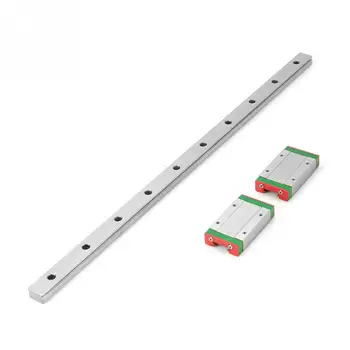 

LML15H Linear Slide Guide Rail 400mm Length Linear Motion Rail w/ 2Pcs Extension Sliding Block Mini linear guide High Quality