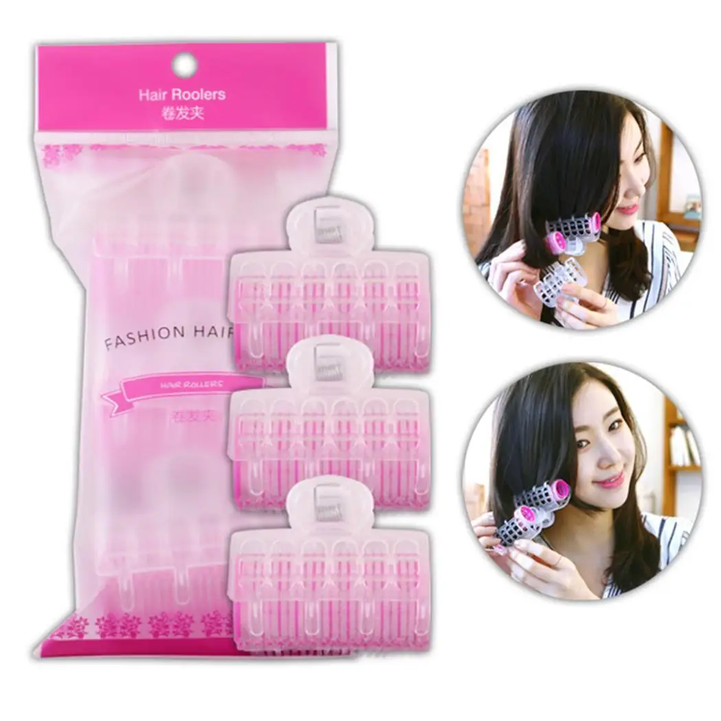 

3 Pcs Women Fringe Curlers Plastic 30MM Random Hair Rollers Casual cm 65 mm Curling Tool Sweet