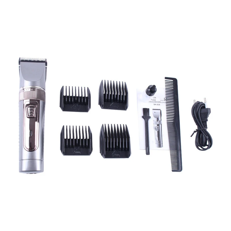 

Professional Digital Hair Trimmer SK-639 Rechargeable Hair Clipper 5 Speed Fine-Tuning Trimmer Beard Shaver Ceramic Blade