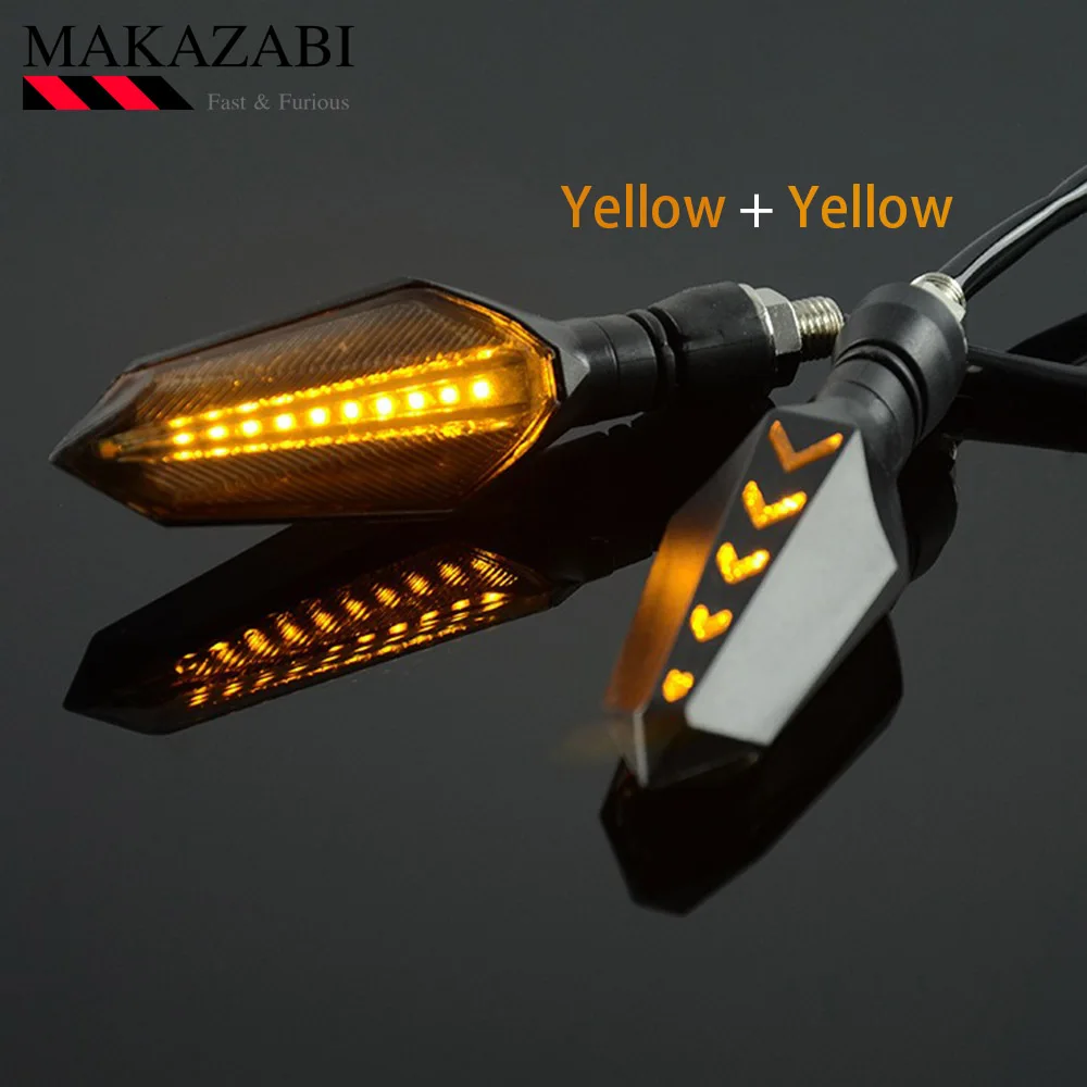Мотоциклетные поворотные сигнальные огни LED мигалки лампы для KAWASAKI zzr1400 Спорт