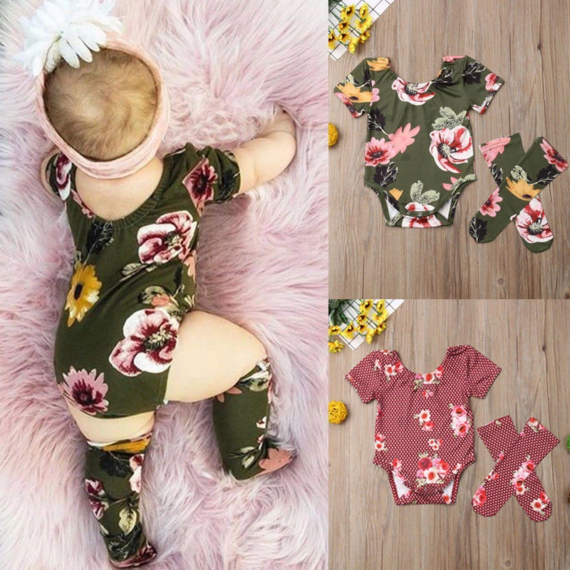 Ropa De Bebé Niñas Pequeñas Manga Corta Floral10741 Ropa De Bebé Niñas Pequeñas Manga Corta Floral10741
