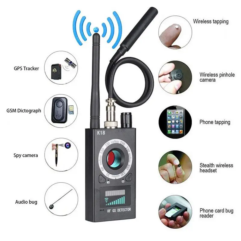

Anti-Spying K18 Signal Shielding Adapter RF GS Radio Signal Detection Wave Wireless Camera Equipment Home Office Safety Tools
