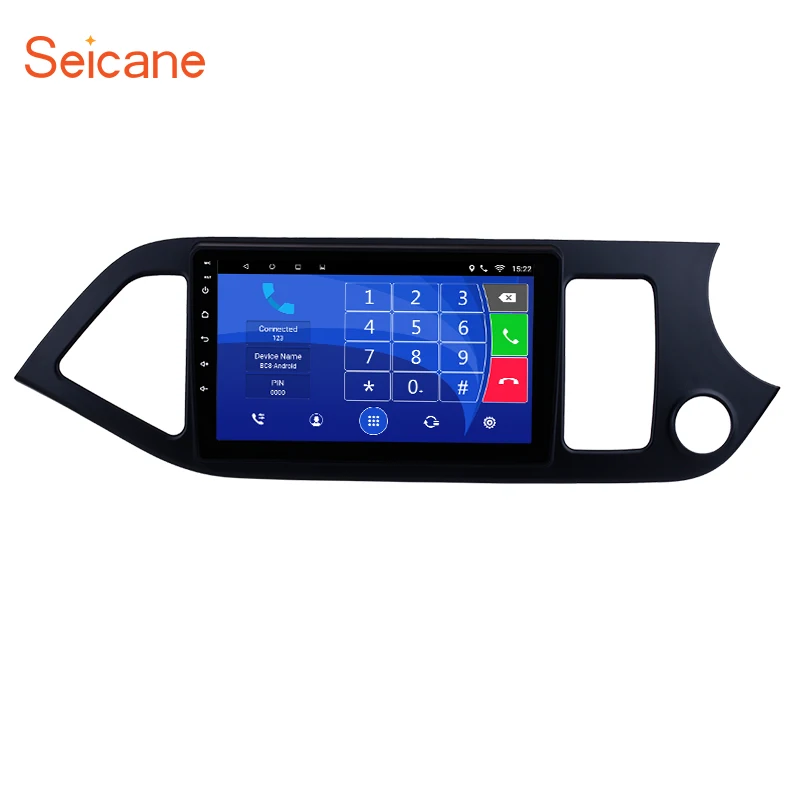 

Seicane 2Din GPS Head Unit Multimedia Player For 2011 2012 2013 2014 KIA Picanto Morning Android 8.1/7.1/6.0 9 inch Car Radio