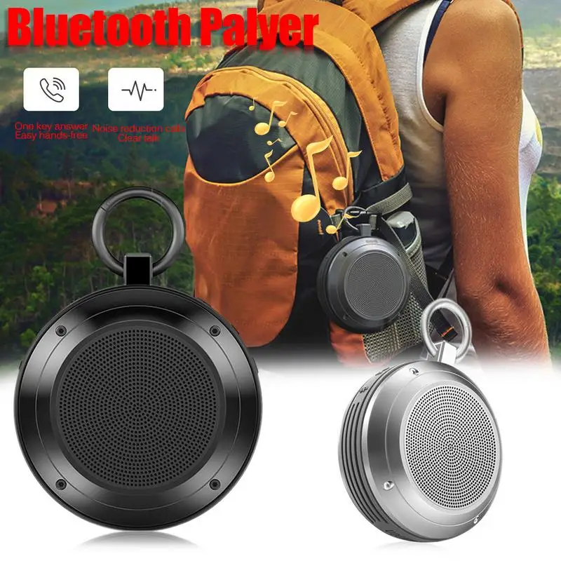 

Portable Bluetooth Speaker Waterproof FM Radio LED Alarm Clock Audio Player Fashion Quick Delivery